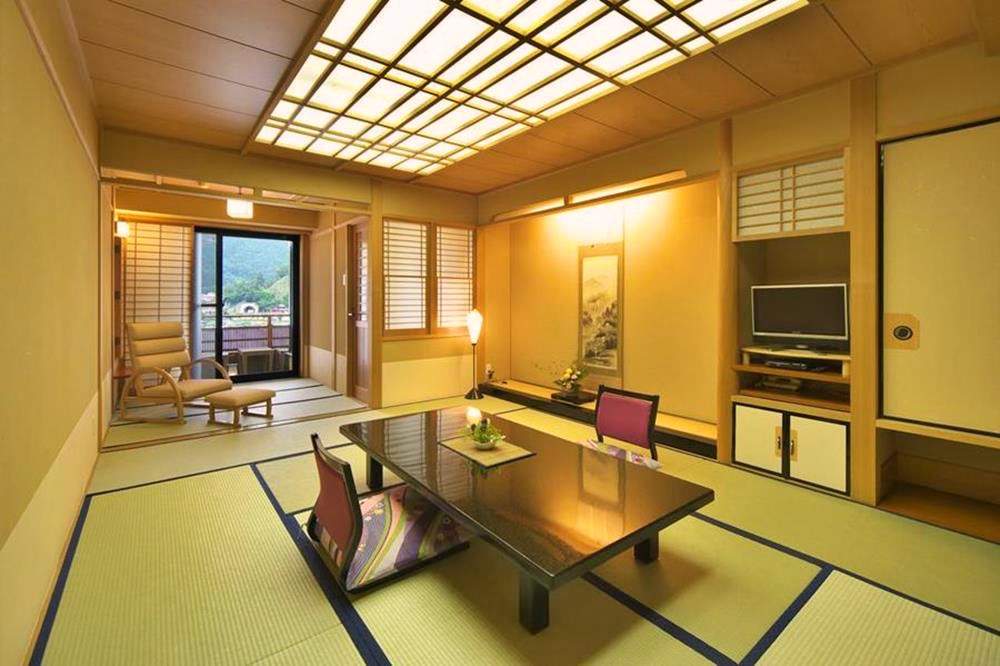 河口湖-住宿-花之庭-日式客房